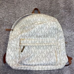 Michael kors off white backpack